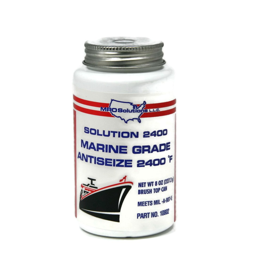 Marine Grade Anti-Seize Stainless Steel Lubricant MRO 2400 8oz