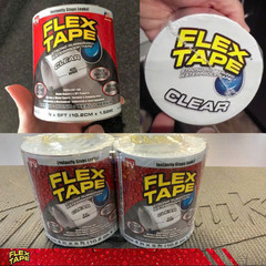 Flex Seal Super Wide Waterproof Duct Tape Black 4.6″ x 20 ft Heavy Duty