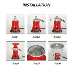 Electric Fresh Milk Cream Centrifugal Separator Anti-rust 100L/H Speed Adjustabl