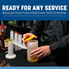 Carlisle Foodservice Products Stor N Pour Bottle Caps Lids Stacking Ridge For