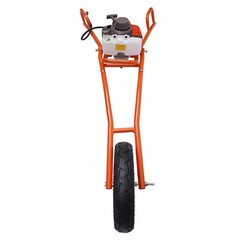 63CC 3HP Post Hole Digger Gas Powered Earth Auger Borer Wheelbarrow Ground Drill