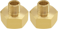 2PCS Water Line Adapter, 3/4″GHT Female to 3/8″ Compression Male Reducer Conn…