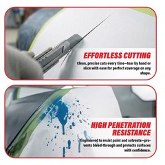 LAUCO White Masking Paper Automotive Painters Multi-Purpose 18” x 9000” (750′)