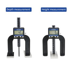 Digital Height Gauge Mini Depth 0-80mm 3-1/8in Router Table Caliper Measuring