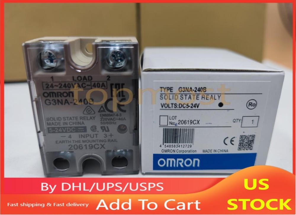 Omron G3NA-240B 5-24VDC 1PC New Solid State Relay US Free TAX
