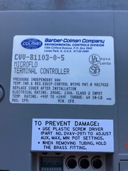 NEW, SIEBE, BARBER-COLMAN, CVV-81103-0-5, MICROFLO TERMINAL CONTROLLER. (15D-2)