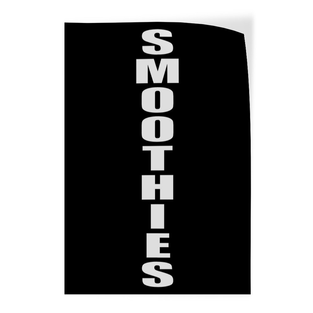 Door Decals Vertical Vinyl Stickers Multiple Sizes Smoothies C Industrial Vinyl