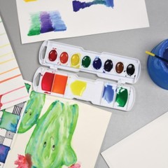 UCreate Watercolor Paper, White, Package, 140 lb., 9″ x 12″, 50 Sheets
