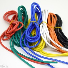 4 Meter 14AWG Flexible Soft Silicone Wire Tin Copper RC Electronic Cable 8Color