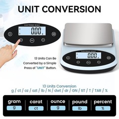 Analytical Balance 5000G X 0.01G Digital Gram Scale 0.01G Accuracy Precision Lab