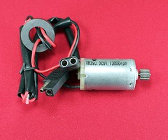 TR390 DC6V 13000RPM Hobby Motor w/ 9mm Gear and 18awg Wireleads xy