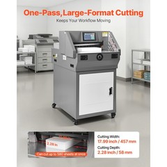 Uimoso Electric Paper Cutter Heavy Duty Metal Programmable Cutting Machine