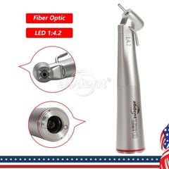 AbDent 1:4.2 45° LED Fiber Optic Contra Angle Handpiece External Water Spray