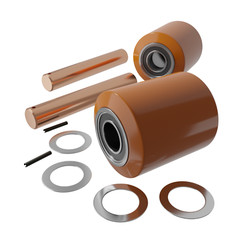 Load Wheel Kit for Big Joe E30 E 30 E-30 Electric Pallet Jack Lift Truck