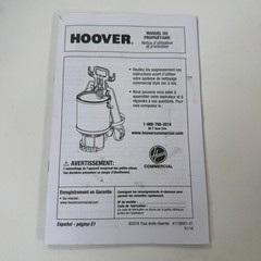 Hoover Commercial Lightweight Backpack Vacuum C2401 – used