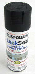 Leak Seal Spray Black Liquid Rubber Sealant Coating 12oz NEW Flexible Watertight