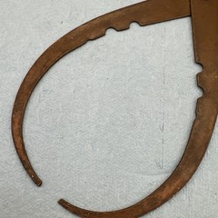 Vintage 6.5” Outside Leg Caliper – Copper With Brass