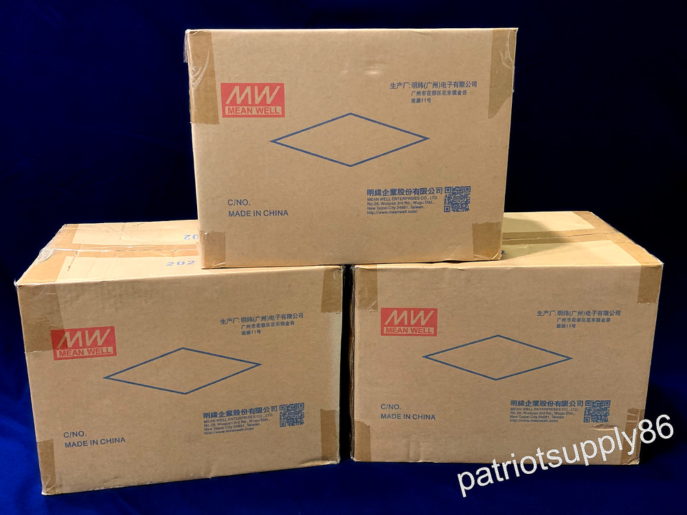 8-Pack Mean Well HLG-320H-48 LED Driver 48V 320W IP67 CC / CV 6.7A Power Supply