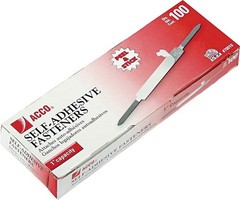ACCO Brands Self-Adhesive Fasteners, 1″ Capacity, Economy, 100 Fasteners/Box …