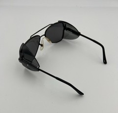 Crews Engineer Z87 Safety Glasses Black Frame MCR 58mm Grey Aviator Style NEW