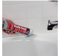 Kwik Seal 10 Oz. White Kitchen and Bath Sealant (2-Pack)