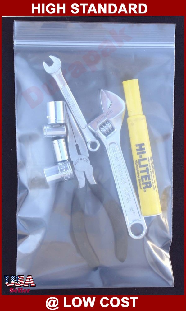 1000 4 Mil 2.5X3 Zip Lock Reclosable Clear Poly Bag Zipper Seal Top Plastic Bags