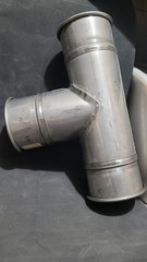 Nordfab Quick-Disconnect 4″ Duct Tee Connector – 304 SS