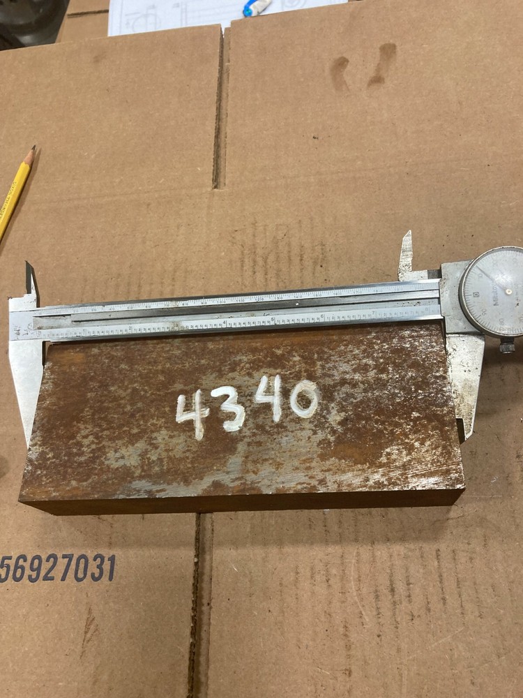 1 pc 4340 bar 1.6″ x 3.25″ by 8.2″ long rectangular material stock