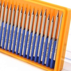 JINGLING 1mm Round Ball Head Diamond Grinding Bits Spherical Burrs with 1/8 I…