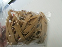 10 POUNDS Large Heavy Duty Rubber Bands 1/4″ x 3-1/2″ x 12.5″ Stretched UNV00464