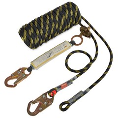 Vertical Lifeline Assembly 50ft Fall Protection Polyester Rope 30 KN ANSI