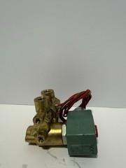 1/4” ASCO Brass 8321G001 Solenoid Valve 120/60 3W NC NEW OPEN BOX