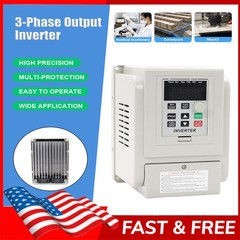 220V 2.2KW Variable Frequency Drive Inverter CNC VFD VSD Single To Three Phase