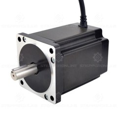 STEPPERONLINE Nema 34 Stepper Motor 8.2Nm(850oz.in) 6A φ14mm &Driver DM860I Kit