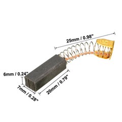 10pcs/Set Carbon Brushes For Electric Motors 20mm x 7mm x 6mm Replacement Part