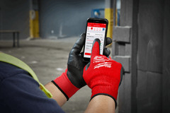 Milwaukee 48-22-8933B Cut Level A3 Nitrile Dipped Gloves, Touchscreen, S-2XL