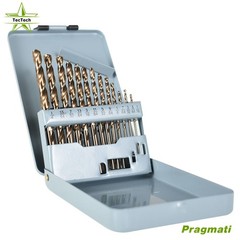 13 Pack HSS Drill Bit Set 1/16″-1/4″ M35 High Speed Steel Twist Jobber Length