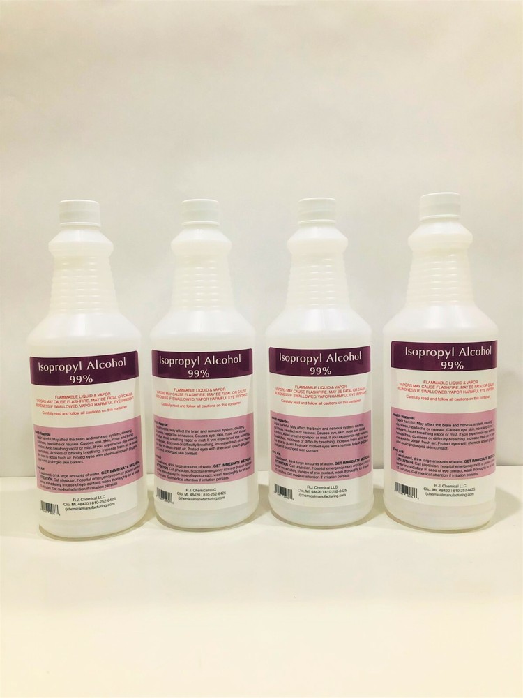 ISOPROPYL ALCOHOL 99%-NO IMPURITIES- 4 QTS – 20 QTS $26.45- 93.99