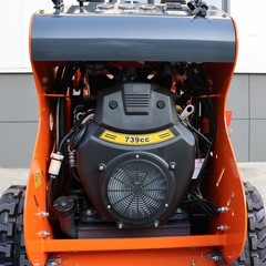 2026 Brand New 24HP Mini Skid Steer Stand-on Three-stage pump Twin cylinder