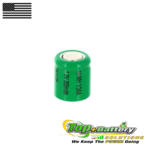 NiCD 1/3AA 1.2V 170mAh Rechargeable Battery Flat Top Cell