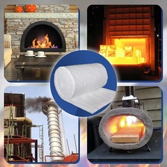 Ceramic Fiber Insulation Blanket – 8# Density – 2400F – 1” x 24” x 96” in size.