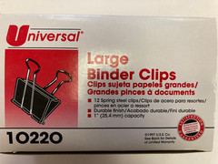 Acco Brands ACC72100 Binder Clip-Large-Box 12