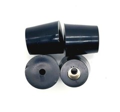 1 1/4″ Tall x 1 1/4 Dia Round Rubber Feet Heavy Duty Steel Washer Bumpers 4-12P