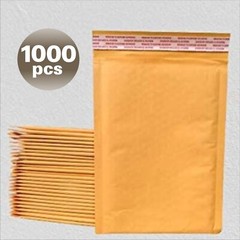 SuperPackage® 1000 #000+XL 5 X 7 Kraft Bubble Mailers Padded Envelopes