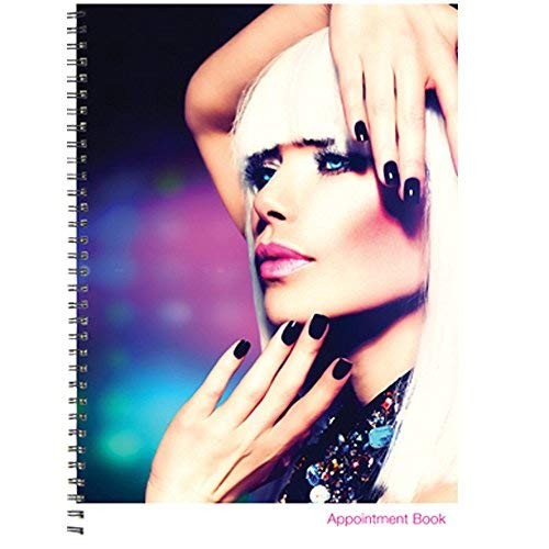 Salon Appointment Book 4 Column Daily Schedule Client Organizer