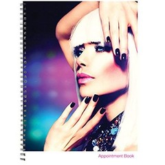 Salon Appointment Book 4 Column Daily Schedule Client Organizer