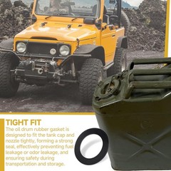 5Pack Jerry Can Gaskets Rubber, 3.35 inches (85.2mm) Outer, 2.25 inches (57.1mm)