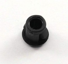 1/4″ Hole Nylon Locking Panel Plugs Black/White Dome Cover 5/16″ Top Width