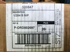 STZ Industries® 1/2″ MIP x 4″ Black Steel Pipe Nipple