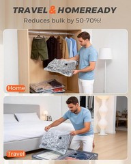 15 Pack Vacuum seal Bags for Clothing Travel with Power Pump and Luggage Scale,